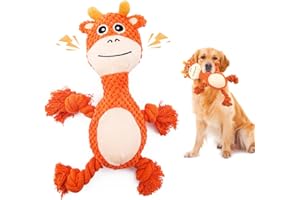 TUZHE Giocattolo per cani di grossa taglia, giocattolo per cani, giocattolo da masticare interattivo, per cani grandi e medi (giraffa)