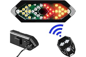 Bexdug vélo,Feu arrière vélo Multifonction | Feu arrière à télécommansans Fil étanche, à Haute Lumi ité