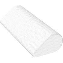 2 Federe Per Cuscino Cervicale - Bianco, Morbide, Con Cerniera Lampo - 40x15 Cm