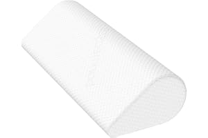 bonmedico Ergonomiczna poduszka podpierająca kark, głowę, ortopedyczna poduszka zapewniająca spokojny sen, poduszka z pianki memory, z nadającą się do prania poszewką, wałek
