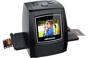 DIGITNOW 22MP Escáner de Negativos y Diapositivas, Convertidor Digital con 2,4" LCD para 35 mm/Super 8/110/ 126 película