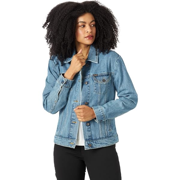 Wrangler - Chamarra De Mezclilla Para Mujer De Ajuste Relajado