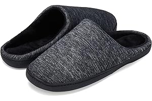 IceCony Hausschuhe Herren Pantoffeln Damen Winter Slipper Mit Rutschfeste Gummisohle Memory Foam Warme Filzpantoffeln Puschen