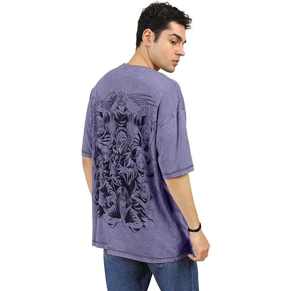 Buy crazymonk Sasuke X Susanoo Printed Anime Oversized T-Shirt
