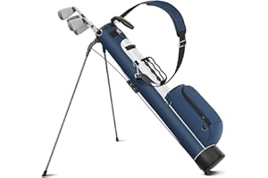 ‎FINDWAY Findway Golf Stand Bag mit verstellbaren Schultergurten, 2-Wege-Teiler, 2 Taschen, leicht zu tragende Bleistift-Golftragetasche für Männer und Frauen