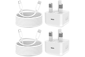 KTDRJN for iPhone Charger Fast Charge, 2Pack PD 20W Fast Apple Charger Cable 2M, iPhone Fast charger Plug with USB C To Lightning Cable for iPhone 14 13 12 11 Pro Max XS XR X 8 7 6 Plus, iPad and iPod