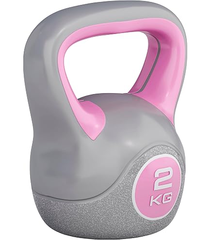ProsourceFit Vinyl Coated Kettlebell Weights - 10 To 35 Lbs Options For Full Body Workouts & Strength Training