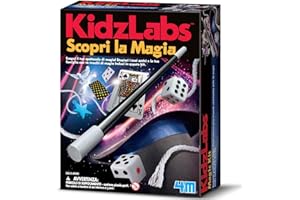 4M Scopri la Magia Kit Esperimenti Magici per Bambini | Gioco Educativo STEM con 12 Trucchi di Magia Facili da Imparare | Divertimento e Apprendimento 8+