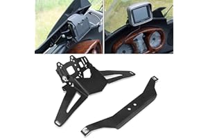 QJY-Motor Part-Store R1200RT Moto Support de Navigation Barre Avant Support de Téléphone GPS pour R1200RT R 1200 RT 2005 2006 2007 2008 2009-Noir