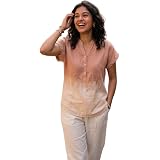 Women’s Beige Ombré Tunic, (Color May Vary According to Stock): 