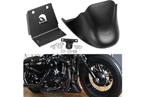 Bid4ze Matte Black Chin Fairing Front Spoiler Lower Cover Compatible With Harley XL Sportster iron 883 1200 2004-2018