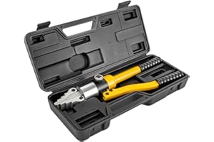 LUNICASHA 8 T Hydraulische Flanschspreizer, Hydraulik Flansch Spreizer, Manuelles Hydraulisches Spreizwerkzeug, Tragbarer Hydraulischer Separator, Integraler Hydraulikspreizer für Spreizen Gelb