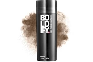 BOLDIFY Hair Fibres (56.5g) - Fill In Thinning and Fine Hair for an Instantly Fuller, Thicker Look - 14 Shades for Women and Men - Light Brown