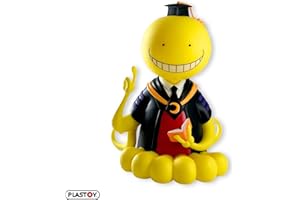 Plastoy Assassination Classroom Tirelire Koro Sensei Jaune - PVC - 16 cm