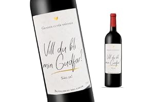 FunFest - Vinetikett Gudfarsförfrågan - "Vill du bli min Gudfar?" (Grand Cru Stil)