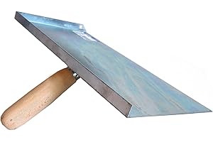 TRADE 4 YOU LTD Mortar Holder with Wooden Handle, Pointing, Bricklaying, Hawk, Jointing, Shovel, Stand, DIY (K1610)