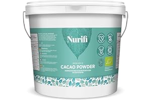 1KG Organic Cacao Powder - by Nurifi - Peruvian Cacao, Raw, Natural & Vegan