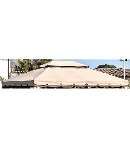 4 Pesi Per Gazebo In Tessuto Oxford 600D – Sacchi Di Sabbia Impermeabili Con Chiusura In Velcro Per Tende Da Esterno, Ombrelloni E Trampolini (15x50 Cm, Nero)