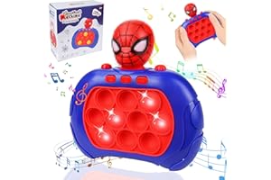 SINWIND Pop It Electronique, Pop It Fidget Toys, Pop it Quick Push Bubbles Game, Push Pop it Jeu électronique, Bubble Pop Game, Bubble Breakthrough Puzzle Machine pour Enfants et Adultes (Bleu SPI-der)