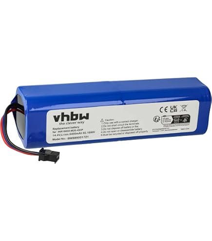 Batteria 14.4V 3000mAh D071-INR-CH-4S1P Per Liectroux C30B, Midea M4, Proscenic Neo 820P E Altri Robot Aspirapolvere