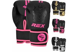 REX BOXING GEAR Rex Sports Boxing gloves, Training gloves, Heavy duty punching gloves Boxing Gloves for punching bags and sparring training kids and adult size 2 OZ to 16 OZ