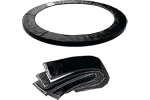 ‎KINETIC SPORTS Kinetic Sports Trampolin Randabdeckung Ø 183/244/275/305/335/366/427/490 cm - Reißfest & UV-resistent, 15 mm EPE-Schaumstoff, Ersatz Federabdeckung Randschutz Rahmenpolster für Gartentrampoline