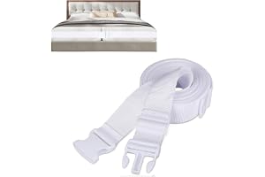 KITDAHOM Madrasskontakt – madrasskydd – kärleksbrygga, 10 m x 5 cm, nylonmaterial, halkfritt och justerbar, ansluter madrasse