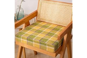 SJH Patio Garden Chair Cushion Seat Pads,Dining Chair Pad Backrest Cushion,Armchair Cushion Travel Car Booster Cushion,Zipped Removable Covers