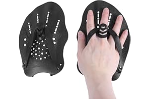 GmwyCzV 1 Paio Palette Nuoto Piscina, Pale da Mano per Nuoto, Design Ergonomico Aiuto All'allenamento della Forza, Accessorio da Allenamento Piscina adatto Unisex per Adulti