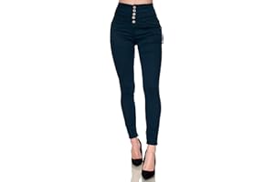 Elara Jeans da Donna Elasticizzati Skinny Vita Alta Chunkyrayan