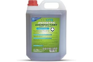 ECOLYTE+ Disinfectant Ecolyte+ Premium Antiseptic Disinfectant Liquid for Effective Germ Protection Antibacterial & Personal Hygiene, Versatile And Effective, Used in Bathing and Laundry, 5 LIter