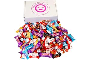 CHUCHES 105 mini chocolates variados chocolatinas mini de primeras marcas populares envueltos individualmente ideal para cumpleaños oficina y eventos halloween regalo navidad