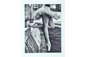 ATYHAO Motif Danseuse de Ballet Impression sur Toile, Image sur Toile élément Decoration Murale Tableaux Décoration Encadrée Décoration murale sur toile - Motif danseuse de ballet - 30 x 40 cm