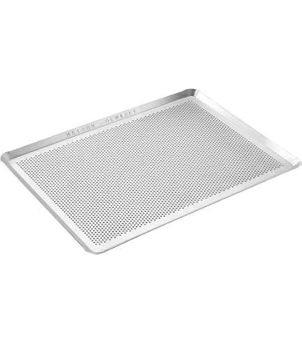 Plaque Pâtissière Perforée Silpat - 42 X 34,5 Cm - Cuisson Homogène Pour Biscuits, Tartes Et Pizzas