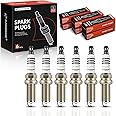 A-Premium Iridium Platinum Spark Plugs Compatible with Maserati Ghibli 2014-2020, Levante 2017-2020, Quattroporte 2014-2018, 3.0L, Pack of 6