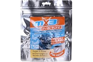 MX3 ADVENTURE Repas lyophilisé poulet et pâtes à la crème et aux champignons