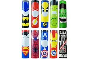 DEMON KILLER 20PCS 18650 Battery Heroes Sleeves/Wraps, Heat Shrink PVC Tubing Tubes 29mm 100% Authentic Pre Cut Cover Battery Skin Shrink Film Replacement Heroes
