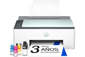 HP Smart Tank 5108, Impresora Multifunción A4 con Deposito de Tinta | Impresión a doble cara manual, escaneo, copia, Wi-Fi, HP Smart, hasta 3 años de Tinta incluida