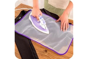 EQLEF Pattemouille Filet Repassage Tapis de Repassage Isolation Résistant à la Chaleur Couleur Aléatoire (5 pièces)