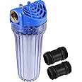Agora-Tec® at-Wasserfilter groß mit Max. Betriebsdruck: 8 bar, Max. Durchflussmenge: 3000 l/h, Maschenweite Filtersieb: 0,15 