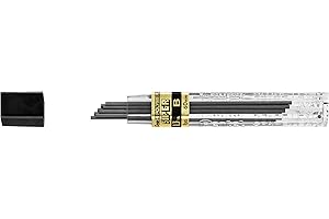 Pentel CH13 Lot de 12 Etuis de 8 Mines pour Porte-mines Tracé 1,3 mm Densité B