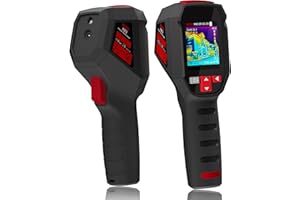 MAXRIENY BSIDE Termocamera 240×240 Risoluzione 15 tavolozze di colori Termocamera a infrarossi -4°F a 1022°F 25Hz Imager termico portatile ricaricabile con puntatore laser 50°FOV per ispezione domestica HVAC
