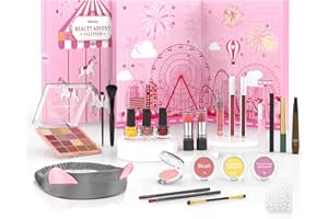 Aifanciey Calendrier de l'Avent 2025 Beauté pour Femmes et Filles,Maquillage Ensemble avec des Cadeaux Cosmétiques 24 excellents Produits de Beauté,Calendrier du compte à Rebours,Cadeau de Noël idéa