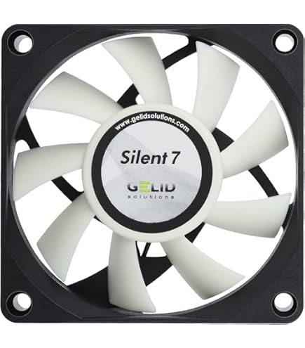 WINSINN Ventole DC 7025 12V Con Doppio Cuscinetto A Sfera | 70x25mm Per Stampanti 3D E PC | Confezione Da 2 Pezzi - Foto 3