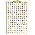 GB eye LTD FP4360 , Kanto 151, Maxi, 61 x 91.5cm, Wood, Pokemon Poster, 65 x 3.5 x 3.5 cm