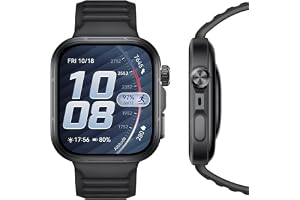 HUAWEI WATCH FIT 5 Pro Smartwatch,1.92" Display,Diabetes Risk Study,ECG,Sleep&Fitness Track,NFC,iOS&Android| Faces&Health+ Membership,Black,1-Year Care+(Amazon Exclusive)