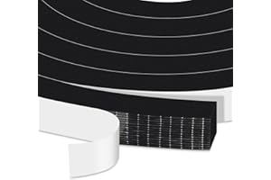 YIMIKI Upgraded Strong Adhesive Window Insulation Door Draught Excluder Tape, Soundproof Foam Weather Stripping Seal Strip, Foam Insulation Tape, Shockproof Gap Sealing, High Resilience, Total 4M