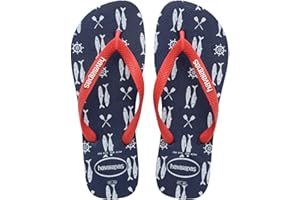 Havaianas - Top Nautical, Tongs Confortables, Légères et Polyvalentes, Designs Style Marin, Lanières Larges, Homme