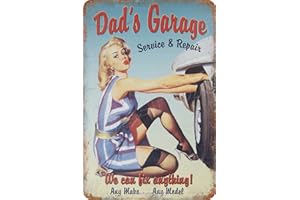 AHZFOX Automóvil Autocycle Aceite Lubricantes Gasolinera Vintage Cartel de chapa Cartel Garaje Pub Hombre Cueva Decoraciones de pared 8 " x 12" 1 piezas