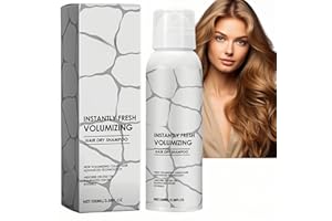 OUXING Instantly Fresh Volumizing Dry Shampoo, Natural Invisible Powder Spray for Hair - Travel Size 100ML